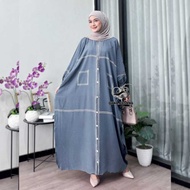 Bj Outfit Muslem Ghamis Adult Import Muslim Trendy Modern Women's Gamus Kafyan Rmaja Gamis Lebaran C