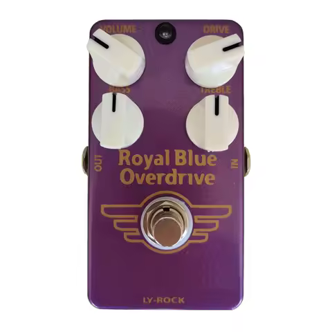 LYR PEDALS ly rock, Guitar Effect Pedal Royal family OVERDIRVE Pedal,Classic effect pedal, purple, t