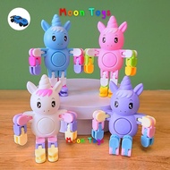 Cute unicorn-shaped Spiner toy