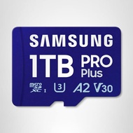 Samsung PRO Plus microSD Memory Card + Adapter, 1TB MicroSDXC, Up to 180 MB/s, Full HD & 4K UHD, UHS