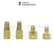 Charging Hose Adapter / Converter Adapter / Adapter R22 / R410a / R134a (1/8", 1/4", 5/16")