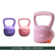 POTENCE Kettlebell Soft 2kg Kettlebell Soft PVC Material | High-Quality Exercise Weight Lifting Equi