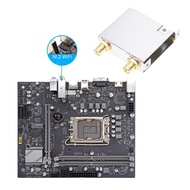 ตัวรับสัญญาณ WiFi M.2นวัตกรรมสแตนเลสการ์ดแล็ปท็อปเชื่อมต่อโมดูลไร้สายไร้สายสำหรับ Z790 B760 H610 B66