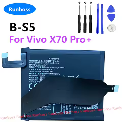 New Original B-S5 4500mAh Mobile Phone Battery For Vivo X70 Pro+ Pro Plus X70Pro+ V2145A V2114 Repai