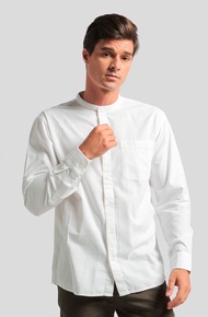 M.Gee Baju Koko Pria Lengan Panjang Putih Dewasa Kemeja Mgee Kenan