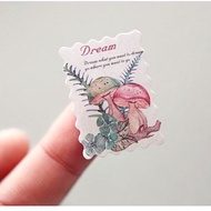 Vintage Letter Sticker