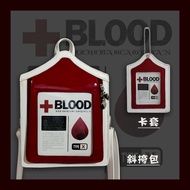[Ready Stock] Blood Bag Pain Bag Messenger Shoulder Bag Gothic