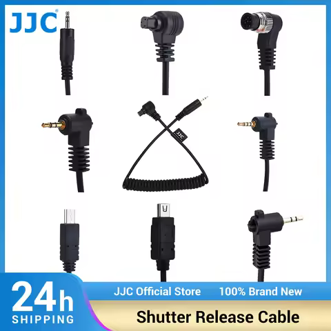 JJC Camera Remote Control Shutter Release Cable Connecting Cords for Canon Nikon Z6III Sony Olympus 