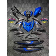 🇻🇳COVERSET EXCITER Y15 V1 V2 RC EXCITER BIRU YAMAHA Y15 V2 HLY COVERSET CUSTOM RC BLUE TANAM STRIPE 