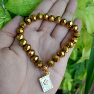 Feng Shui Gold 4 leaf Clover Bracelet