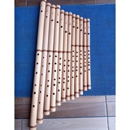 Suling dangdut Suling bambu 1set isi 12 biji