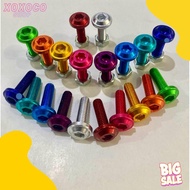 Must Have! Color bolts 10 bolts M6 bolts aluminum bolts