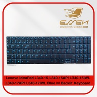 Replacement Keyboard For Lenovo IdeaPad L340-15 L340-15API L340-15IWL L340-17API L340-17IWL Blue Wit