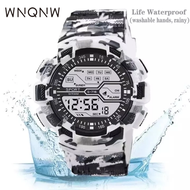 Watch for Kids g shock Electronic Watch Digital Watch Sport Watch for Men gshock Watch Men Murah Night Light Waterproof Camouflage Black Blue Junior High School Students Alarm Clock Sports Multi-functional Trend Boys and Children