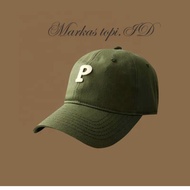 TOPI BASBALL UNISEK KOREA BORDIR LOGO P -TOPI BORDIR P -TOPI LOGO P - TOPI KEREN MURAH BORDIR LOGO P