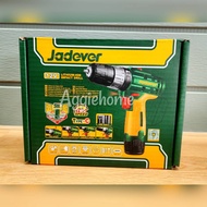 JADEVER สว่านไขควง รุ่น JDCDS540 12V (ปรับได้ 2 ระดับ) มีไฟ LED ปรับซ้าย-ขวา สำหรับเจาะ ขันสกรู ยิงฝ