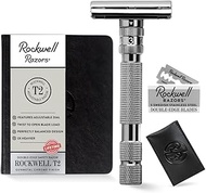 Rockwell T2 | Twist-To-Open (TTO) Double-Edge Safety Razor | Full Metal | Includes 5 Fully Recyclabl