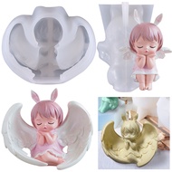 Angel Princess Candle Mold Aromatherapy Candle Mold Silicone Mold Epoxy Resin Cake Decoration Mold Home Ornament Mold