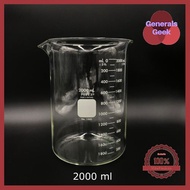 บีกเกอร์แก้ว Pyrex เยอรมัน 600ml1000ml2000ml บริการเก็บเงินปลายทาง Generals Geek