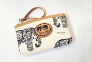 กระเป๋าใส่เหรียญ ลายช้างไทย ลายคราม สินค้าที่ระลึก Thai elephant coin bag
