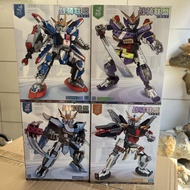 Bee Match 95641 High Robot Mecha Master Warrior God King Zeus Assembled Building Blocks Boy DIY Toy 