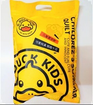 帳號內物品可併單限時大特價    G.DUCK KIDS小黃鴨兒童夏涼被150*110cm卡通黃色小鴨可機洗簡約清涼透氣純棉被面料