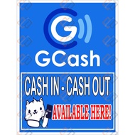 GCash Cash In - Cash Out | Bills Payment Tarpaulin