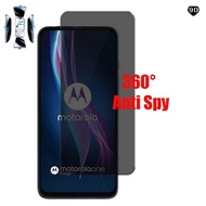 360องศาความเป็นส่วนตัวสำหรับ Motorola Moto One 5G Ace Fusion Hyper Vision Plus Think Phone Edge 20 30 S Pro Lite ฟิวชั่นกระจกเทมเปอร์กลาสโทรศัพท์มือถือฟิล์มป้องกันหน้าจอ