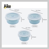 Foldable Food Container Silicone Foldable Lunch Box Circle