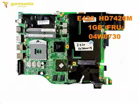 Original for Lenovo E420 laptop motherboard E420 HD7420M 1GB FRU 04W0730 tested good free shipping