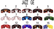 แผ่นเรือนไมล์ Jazz Ge งานสวยๆ