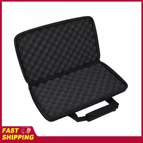 DJ Controller Hard Case 50x30x8cm DJ Controller Case Portable 2 Channel DJ Controller Storage Bag fo