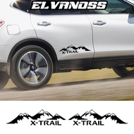 CUTTNG Stickers Car Door Side Stickers For Nissan X Trail X-trail T30 T31 T32 Body Accessories