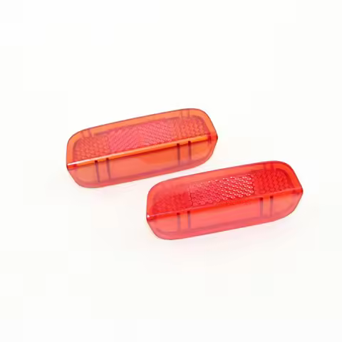 N68R--2Pc Interior Door Panel Light Lamp Lense Reflector Red 1KD947419 Fit For Passat B6 B7 CC Jetta