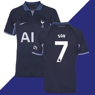 2023-24 Season Tottenham Hotspur ไก่เดือยทอง ทอตแนม ฮอตสเปอร์ Away Football Jersey Son Heung-Min Sports Shirts Navy XXL