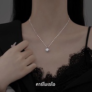 AIF | สร้อยคอจี้เงินสเตอร์ลิง ดีไซน์คลอเวอร์