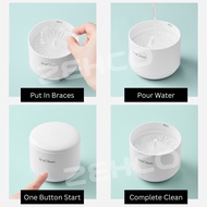 EraClean Braces Ultrasonic Cleaner 39000Hz Vibration With UVC Sterilization Oral Denture Cleaner Bra