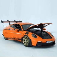 NOREV ปอร์เช่ 911 992 GT3 RS รถรุ่น 118 สเกลเปิดเต็มรูปแบบจำลองของเล่นโลหะสำหรับนักสะสมและผู้ใหญ่