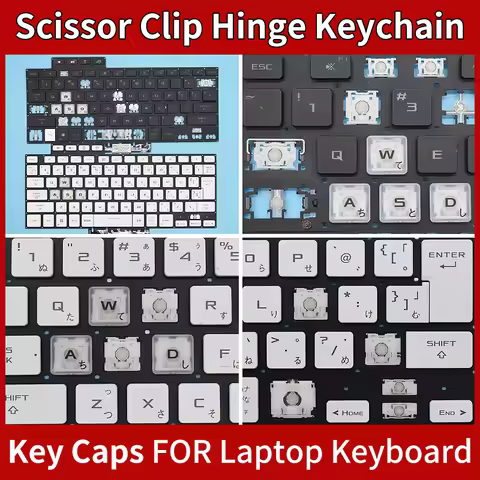 Replacement Keycap Key Cap &Scissor Clip&Hinge For ASUS ROG Flow X13 GV301 GV301Q GV301QC GV301QH GV