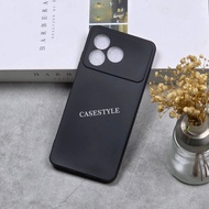 Case Zte Nubia A36 Zte Nubia A56 Softcase Candy Macaron Square Black Plain Case Zte Nubia A36 Zte Nu