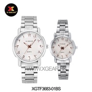 Jam X-GEAR TAWAF Men / Women Steel Watch Couple Set Anti-clockwise Jawi Watch XG3683-01