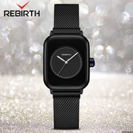 REBIRTH Jam Tangan Wanita Tahan Air Asli Retro Vintage Cewe Quartz Sabuk Jala Milan Kekinian Cewek J