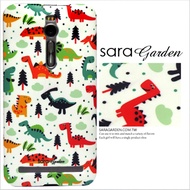 【Sara Garden】客製化 手機殼 ASUS 華碩6 ZenFone6 ZS630KL 插畫 可愛 恐龍 保護殼 硬殼