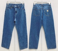 Carhartt WIP Landon Pant หลอดตรงหลวมยีนส์สำหรับทุกเพศล้าง