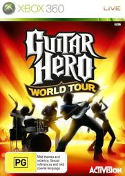 【二手遊戲】XBOX360 吉他英雄 世界巡迴 GUITAR HERO WORLD TOUR 英文版【台中恐龍電玩】