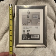 SILVERHOJDEN frame, silver color, 13x18 cm