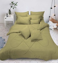 [ราคาโปร] Ai by Akemi ผ้าปูที่นอน6ฟุต พร้อมผ้านวม 6 ชิ้น รุ่น Colourkissed