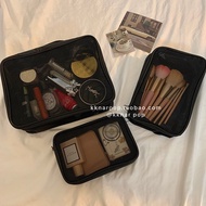 Transparent Transparent Gauze Cosmetic Bag Large-Capacity Portable Travel Air Cushion Lipstick Eyebr