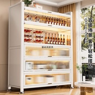 Home Integrated Cabinet Steel Storage Cabinet Floor Cabinet Storage Cabinet Kitchen Thickened Storag
