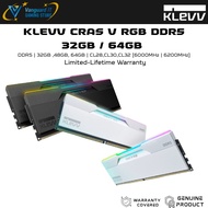 KLEVV CRAS V RGB 32GB 16GBx2 / 48GB 24GBx2 / 64GB 32GBx2 6000MHz/6200MHz DDR5 Gaming Memory Kit